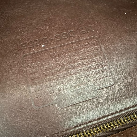 Vintage Brown Glove Tan Leather Beekman Laptop Briefcase Crossbody Turn Lock Bag - Picture 14 of 15